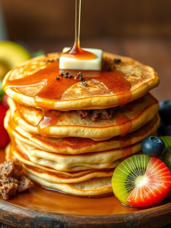 savory sweet beef pancakes