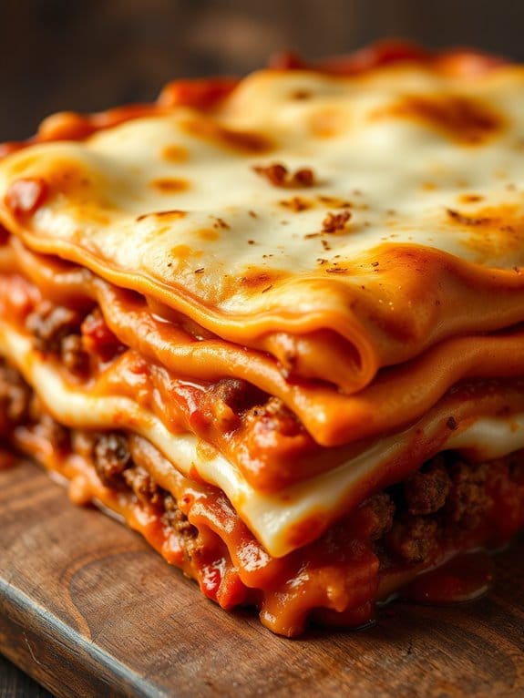 spicy ground beef lasagna