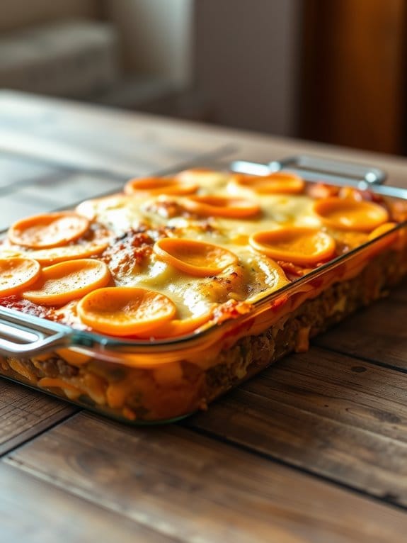 sweet potato beef lasagna