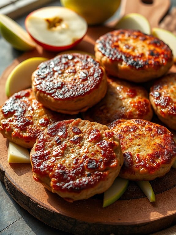 apple cinnamon flavored sausage