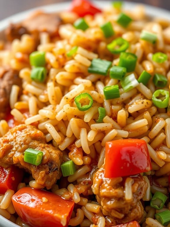 cajun seasoned pork dish