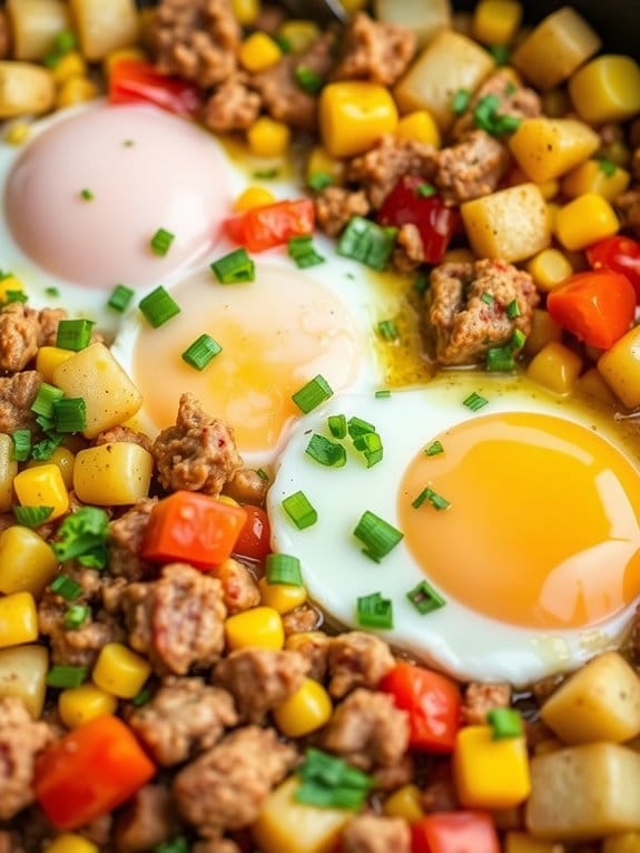 corn and pork hash