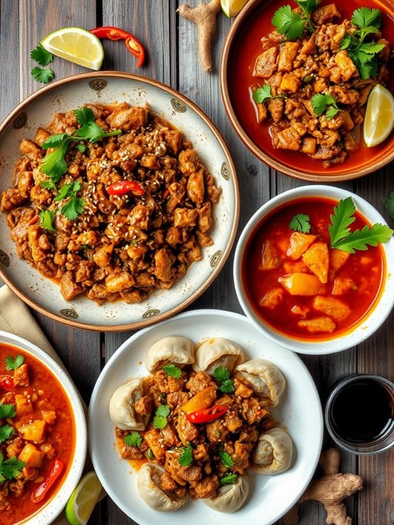 delicious asian ground pork