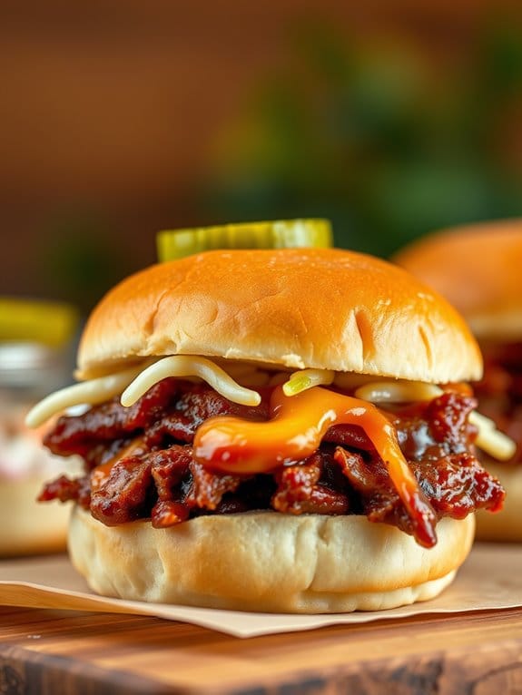 delicious bbq pork sliders