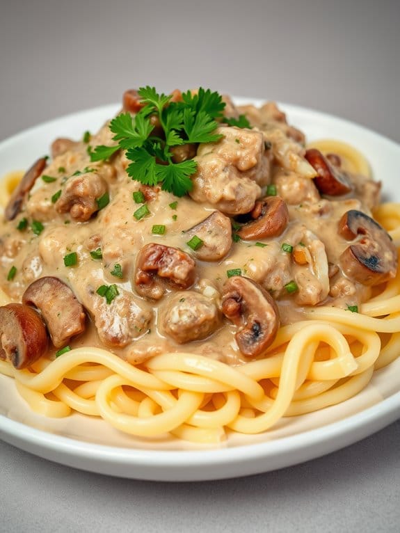 delicious creamy beef dish