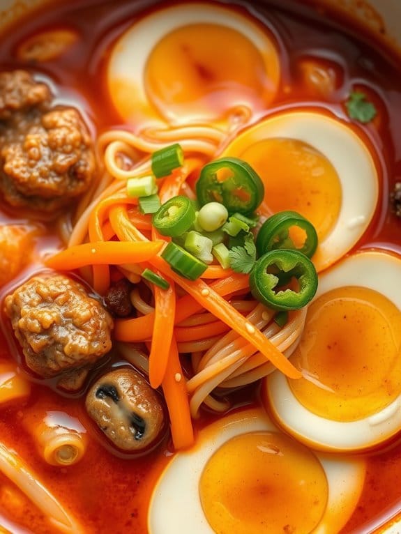 flavorful and spicy noodles