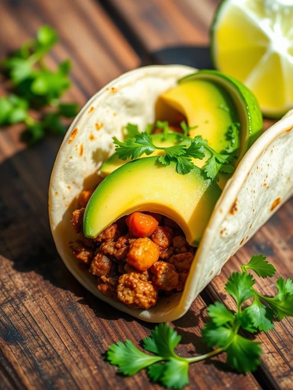 flavorful and zesty tacos