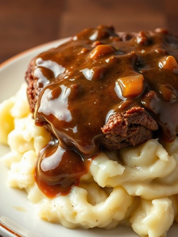 flavorful beef patty dish