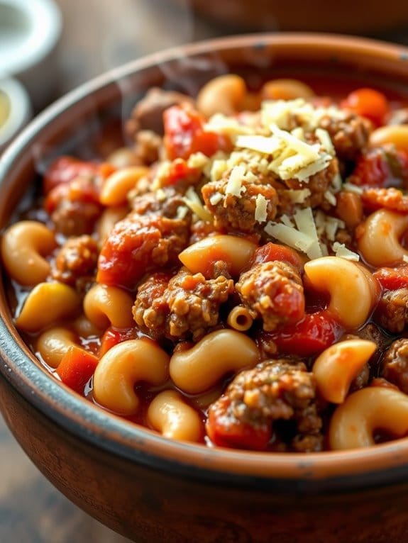 gluten free hearty pasta dish