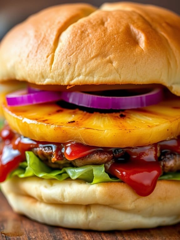 grilled pork with pineapple