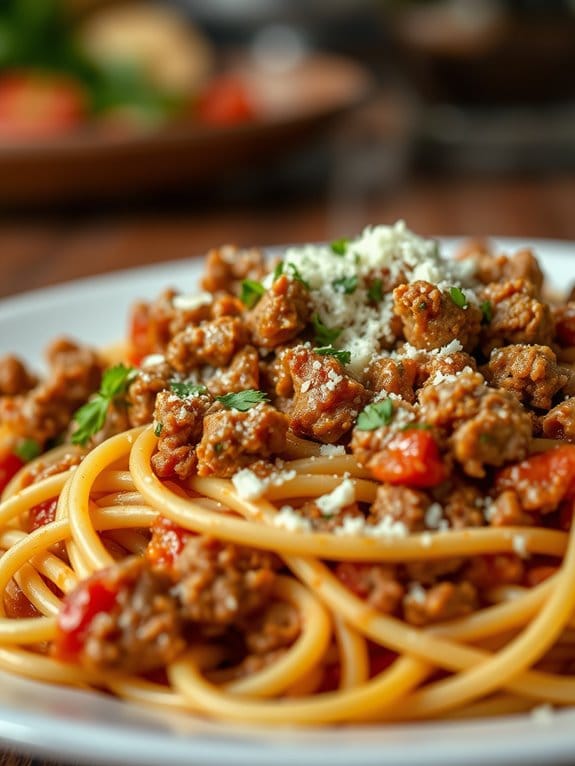 ground pork pasta recipes