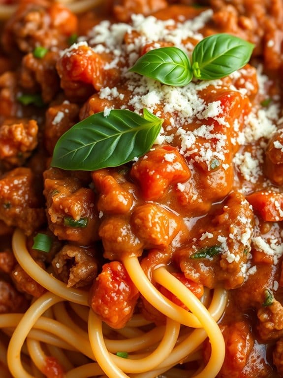 hearty pork meat sauce