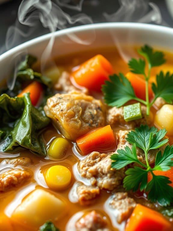 hearty pork vegetable soup