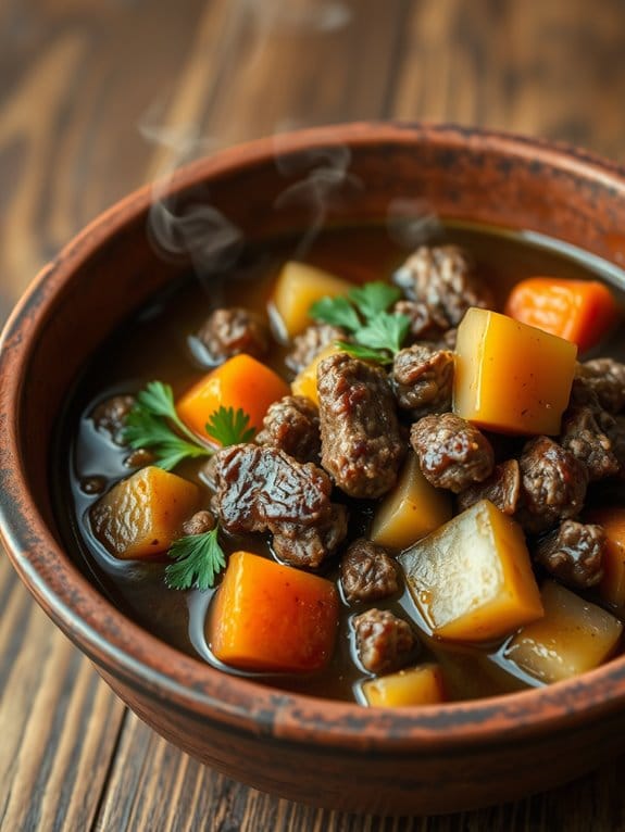 hearty winter beef stew