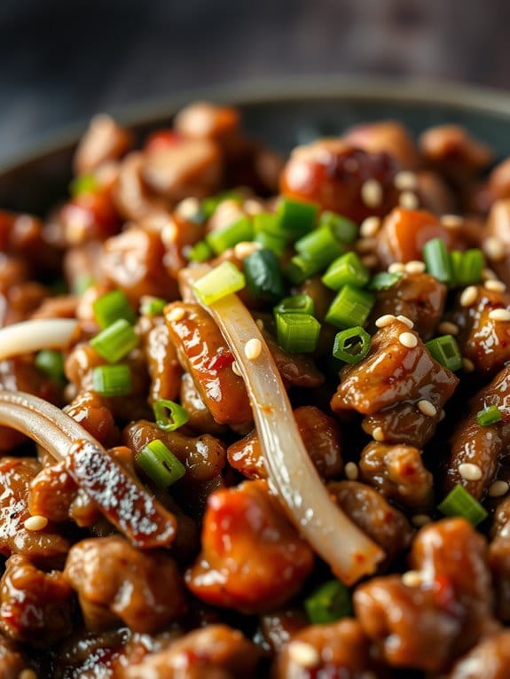 korean marinated pork dish