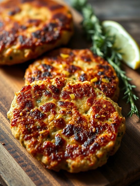 lemon flavored sausage patties recipe