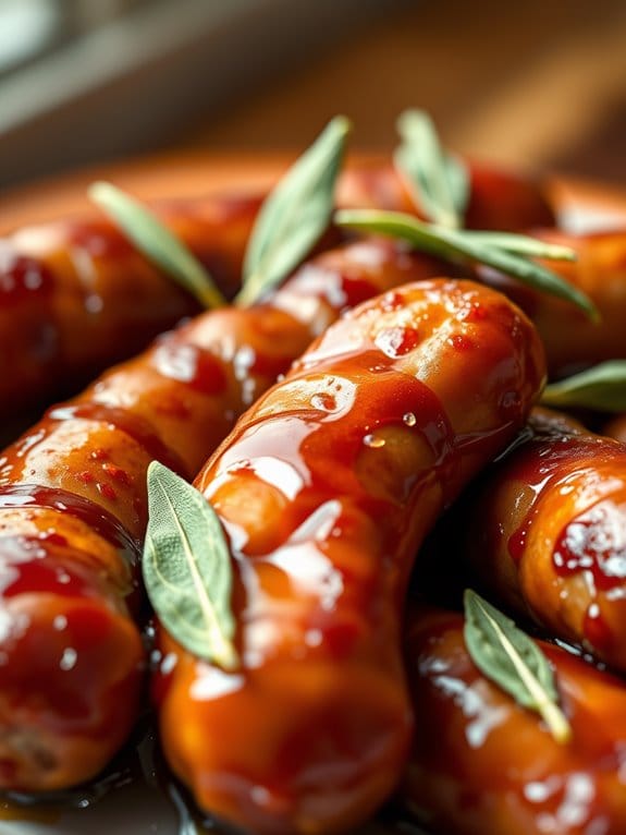maple glazed sausage recipe
