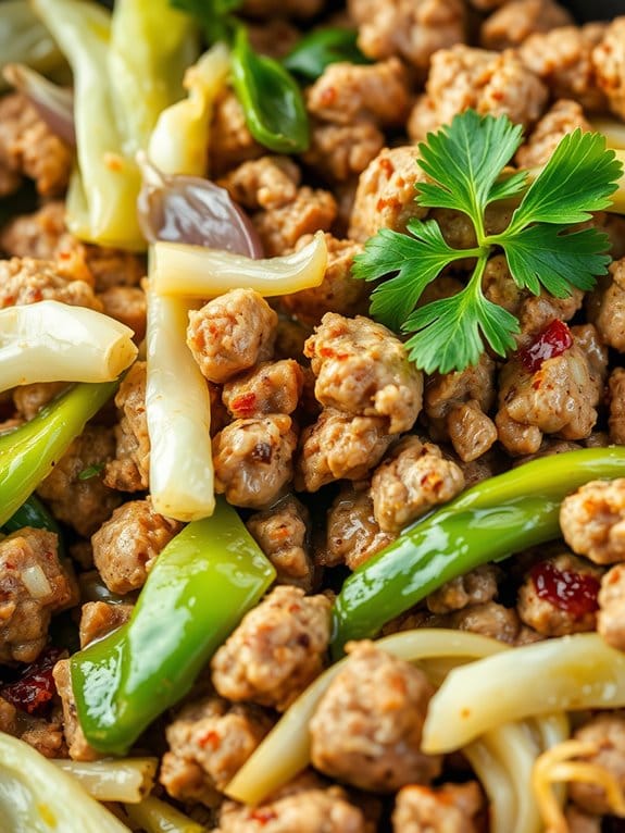 pork and cabbage dish