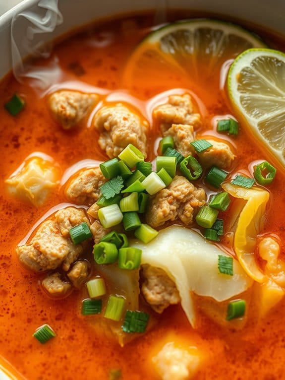 pork and cabbage soup