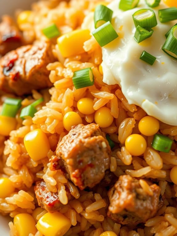 pork and corn dish