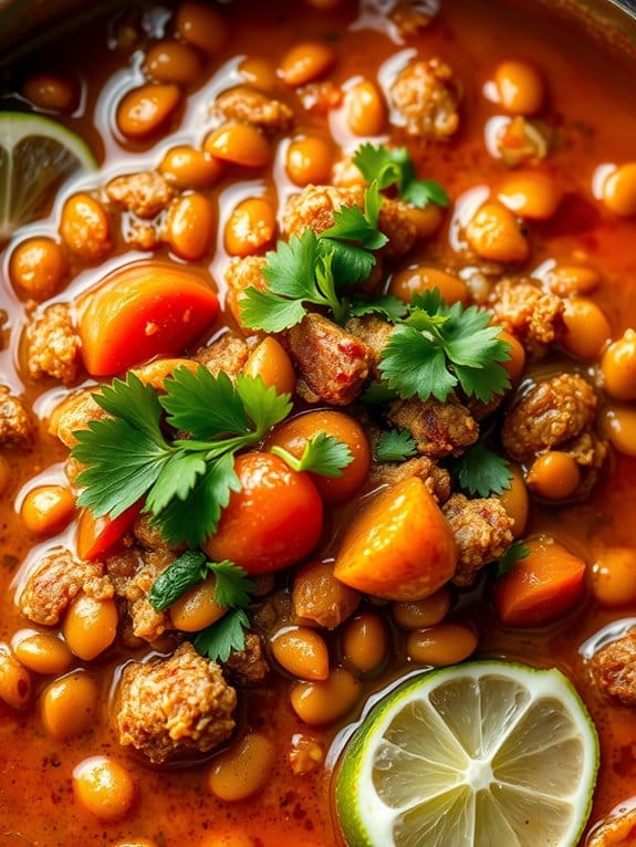 pork and lentil curry