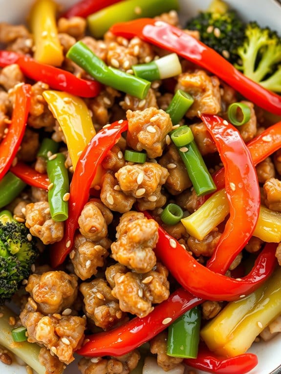 pork and vegetable dish