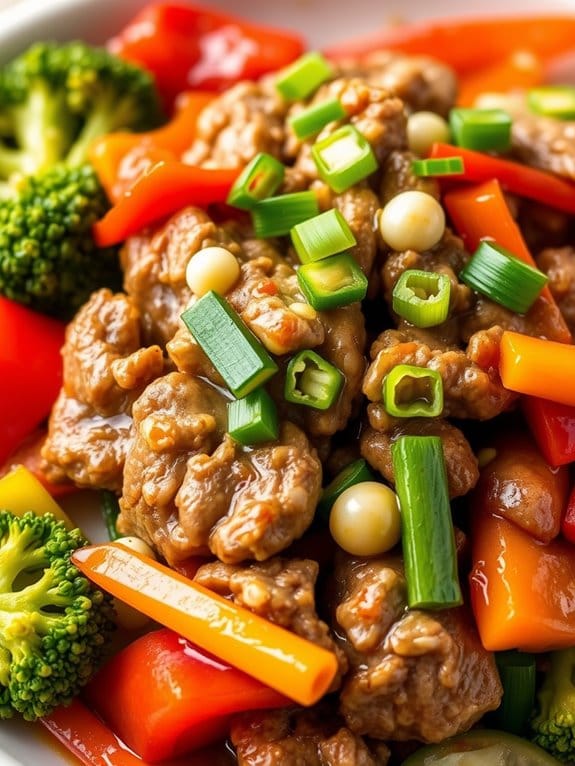 pork and vegetable dish