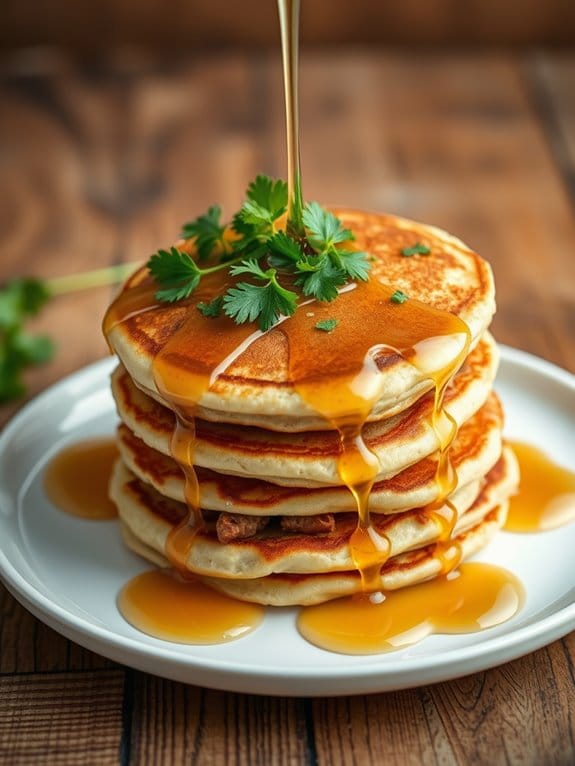 pork filled pancakes with flavors