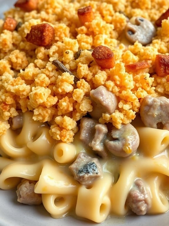 pork noodle dish baked casserole