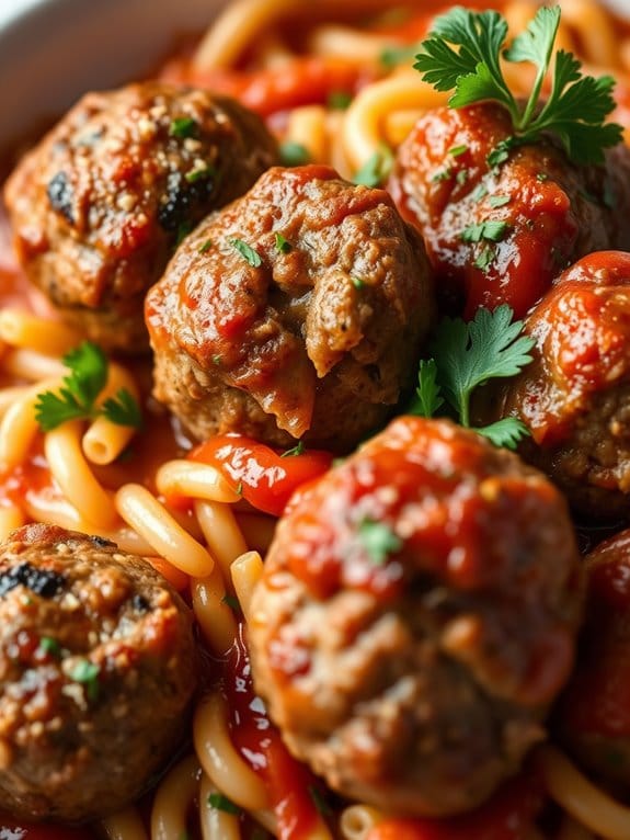 pork orzo meatball recipe