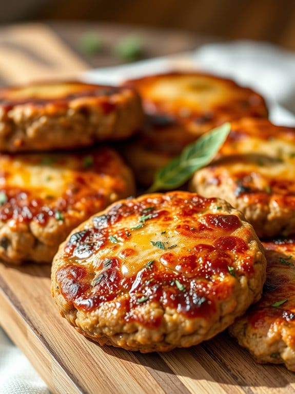 sage infused honey sausage patties