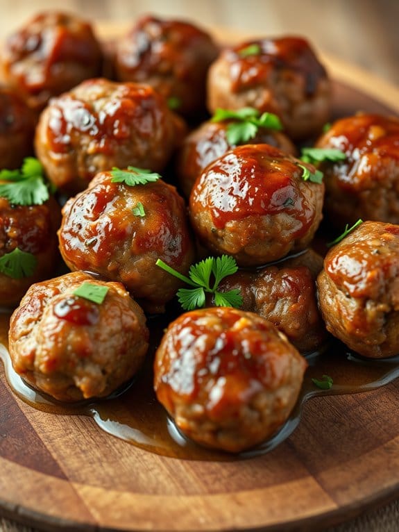 savory and tender meatballs