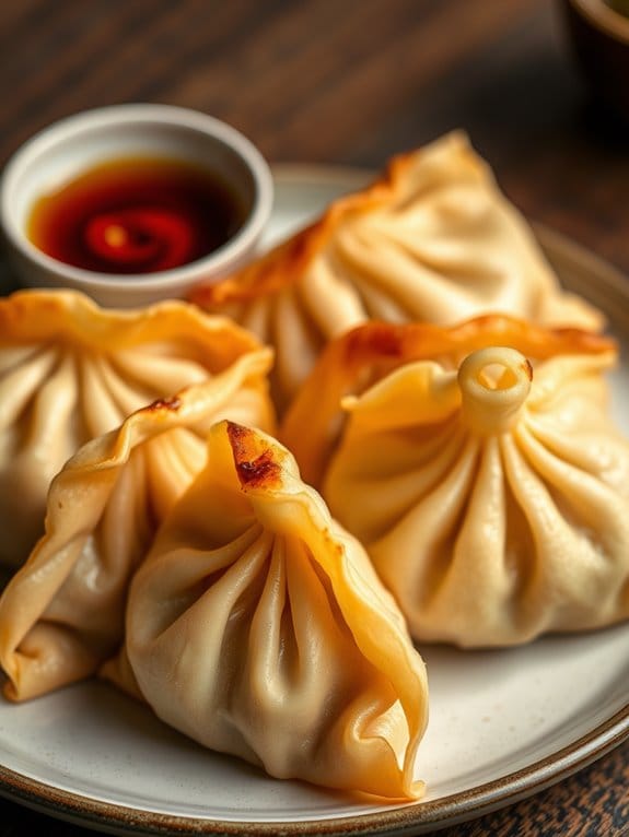 savory asian pork dumplings