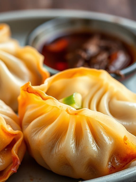 savory chinese pork dumplings