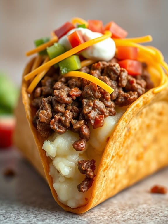 savory mashed potato tacos