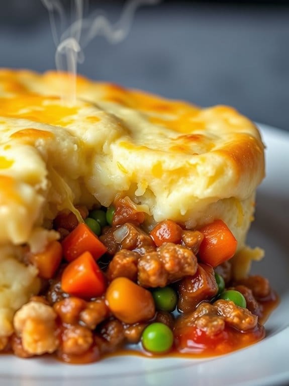 savory meat and potatoes