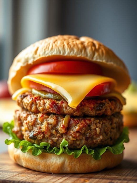 savory pork apple patties