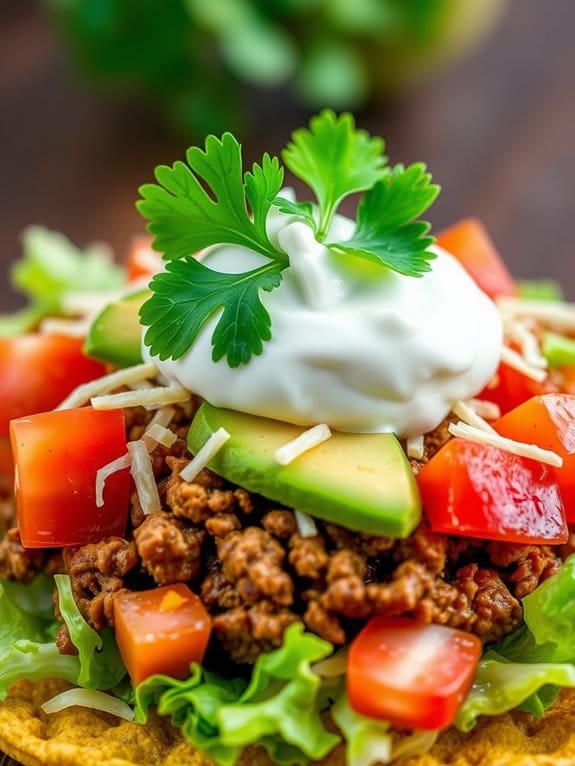 savory pork chorizo tostadas