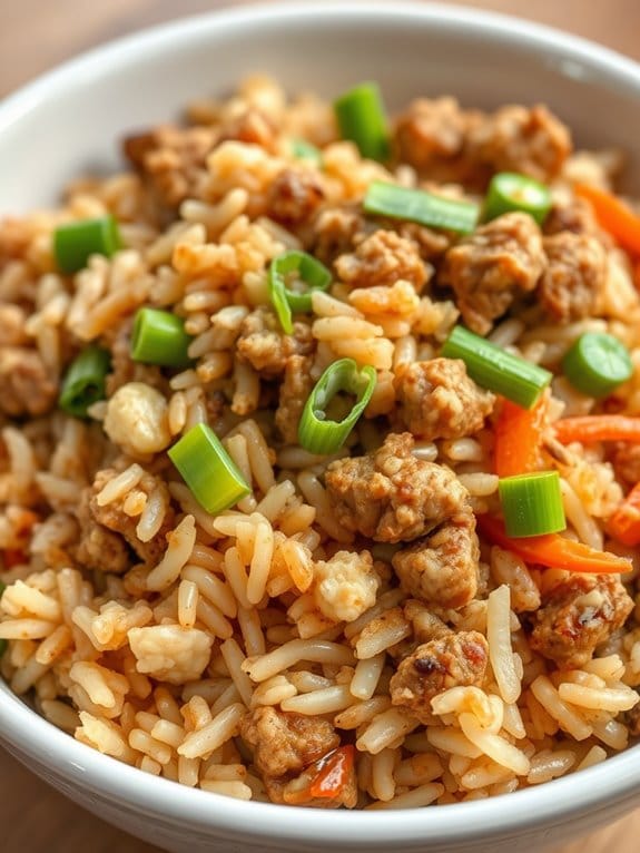 savory pork fried rice