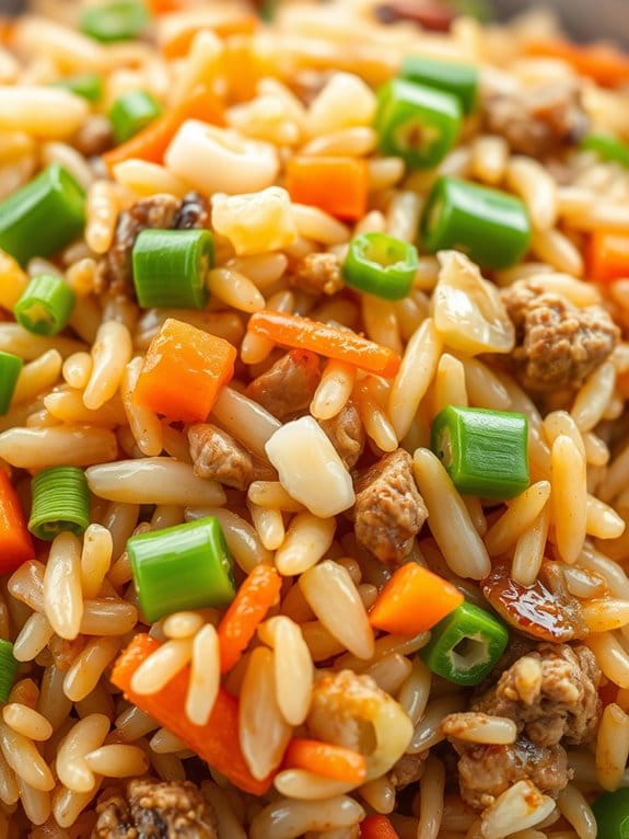 savory pork fried rice