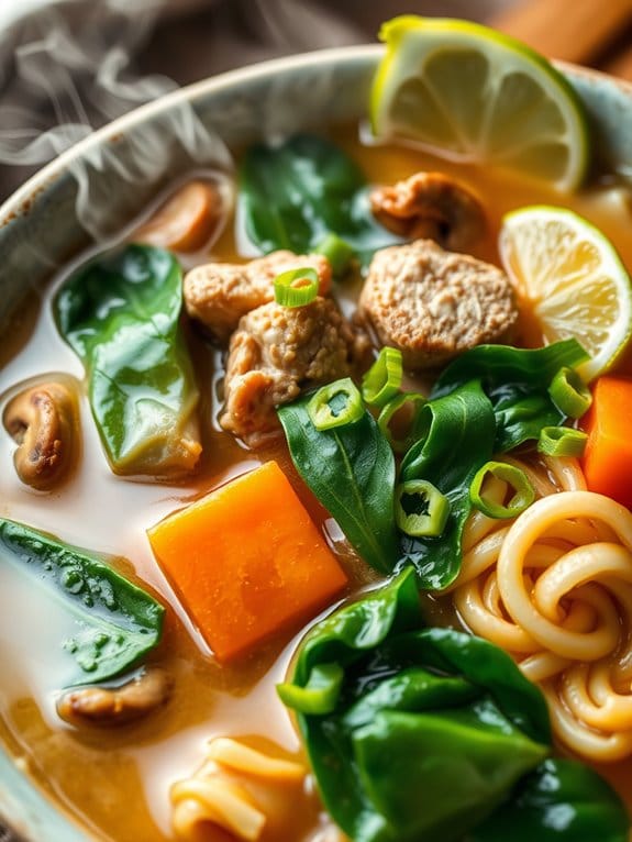 savory pork noodle soup
