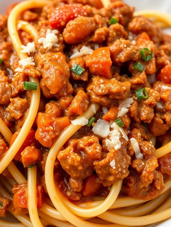 savory pork pasta sauce