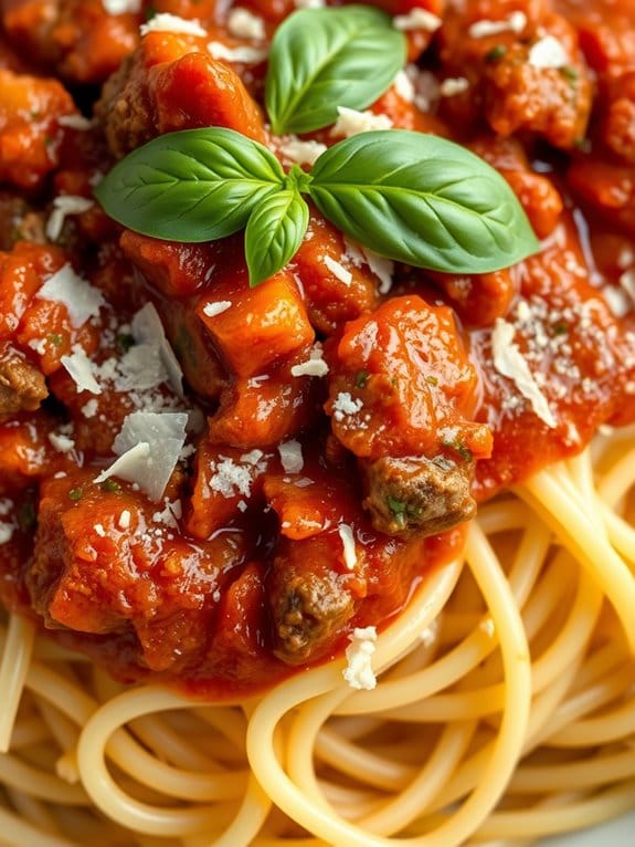 savory pork pasta sauce