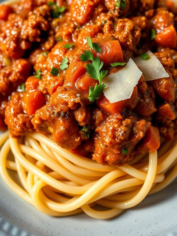 savory pork pasta sauce