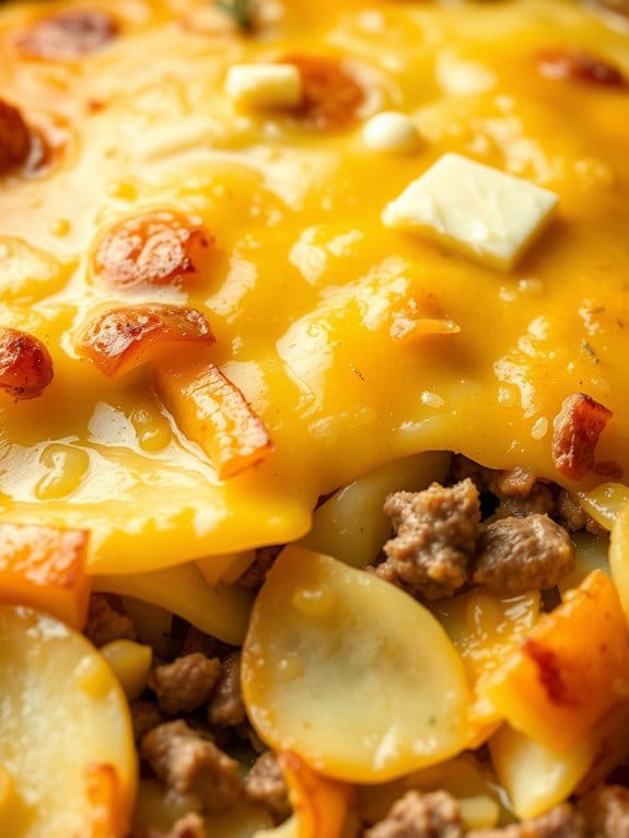 savory pork potato bake