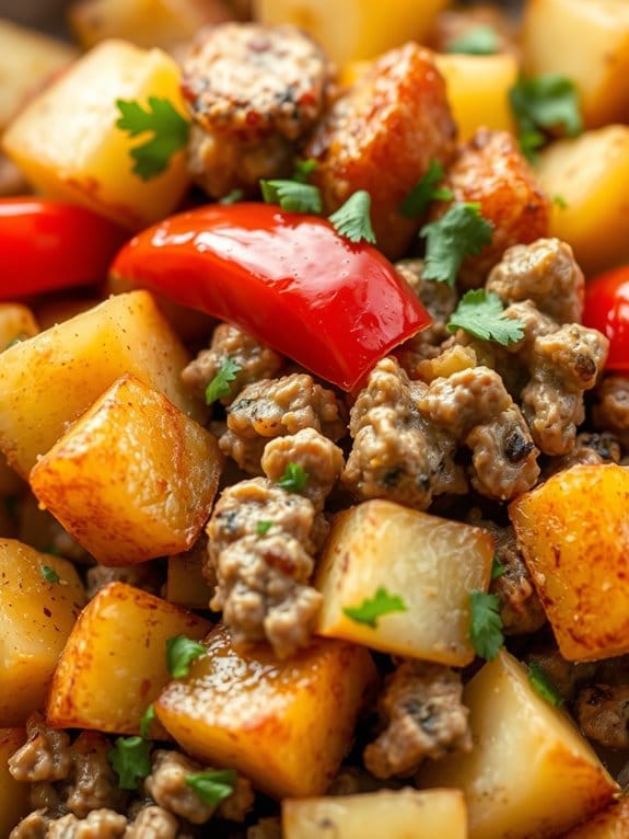 savory pork potato dish
