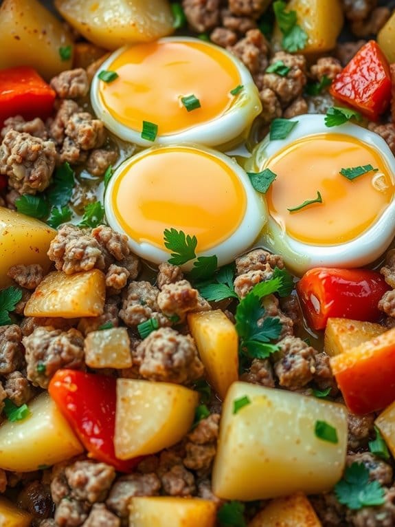 savory pork potato mix