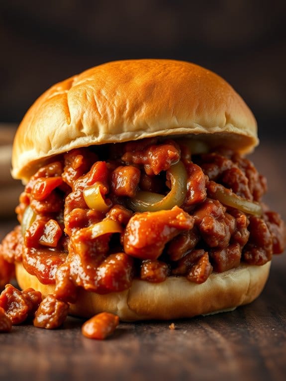 savory pork sandwich delight