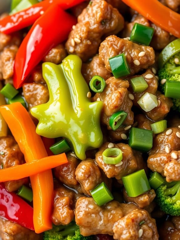 savory pork vegetable dish