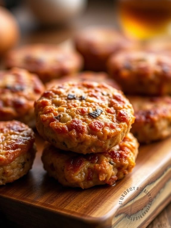 savory sausage bite snacks